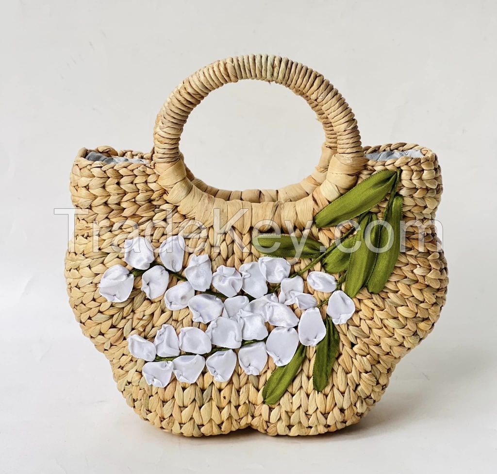 WATER HYACINTH HANDBAG