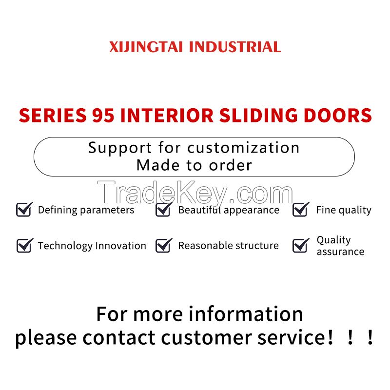 95 series indoor partition broken bridge sliding door