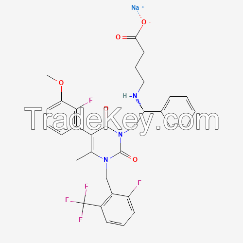 Pharmaceutical Grade API Elagolix Sodium CAS 832720-36-2