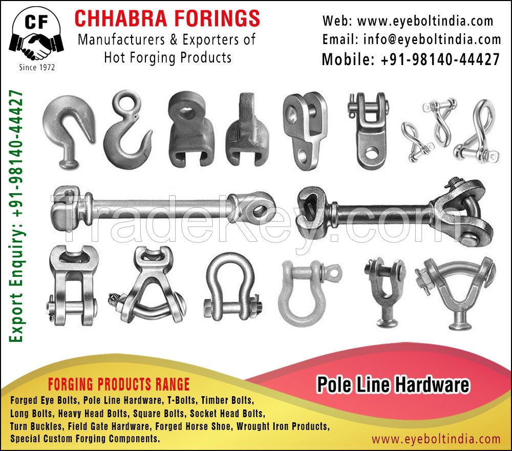 Pole Line Hardware manufacturers, Suppliers, Distributors, Stockist and exporters in India 