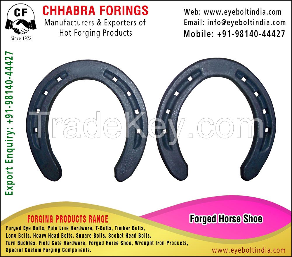 Forged Horse Shoe manufacturers, Suppliers, Distributors, Stockist and exporters in India