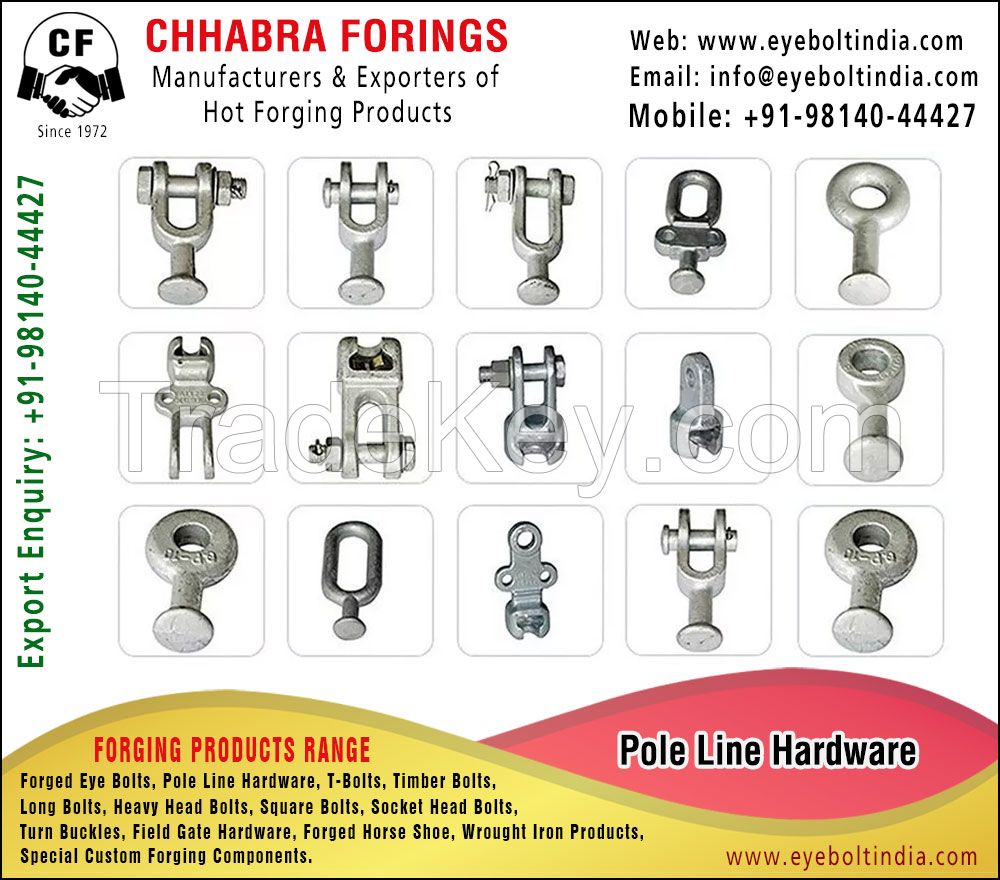 Pole Line Hardware manufacturers, Suppliers, Distributors, Stockist and exporters in India 