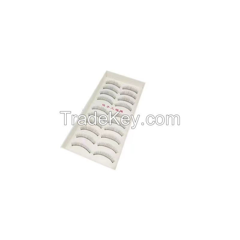 Taiwan False Eyelashes 215 216 217 218 219 Natural slim long cotton thread terrier eyelashes daily without makeup