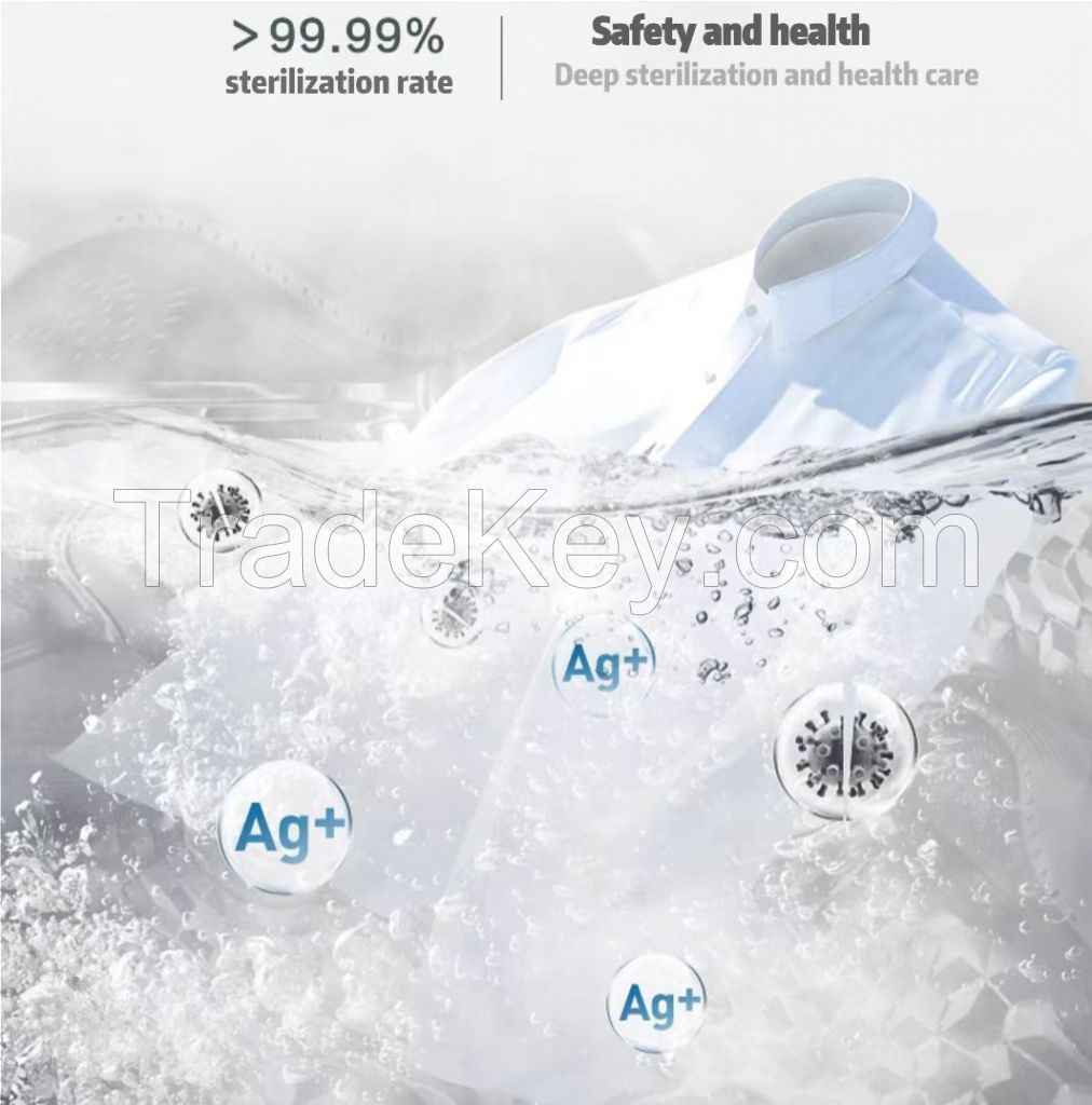 Mieko 10KG Full-automatic household washing and drying integrated washing machine with large capacity roller