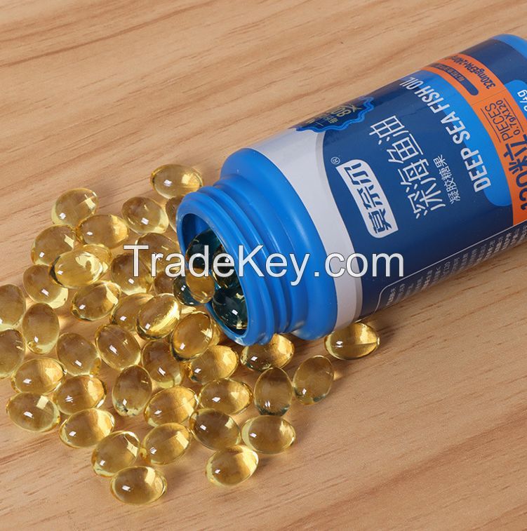 Deep sea multi thin fish oil soft capsules