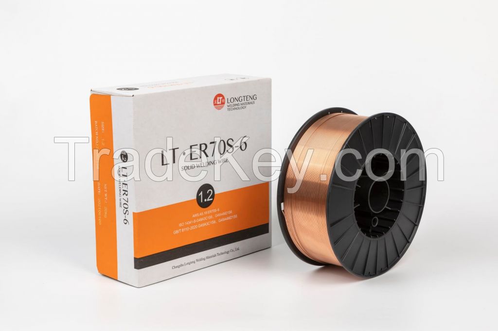 Er70s-6 Mig Solid Welding Wire 1.2 Mm 15kg Weathering For Steel