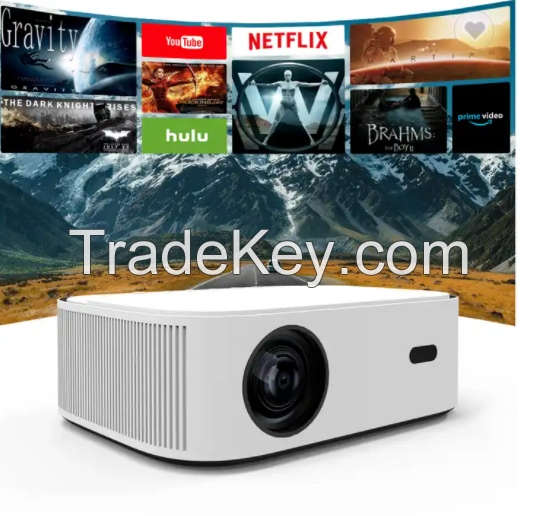 BYINTEK K45 Android tv Video projector Smart Auto Focus 4k Home Theater Projector real Full HD 700ANSI lumens LED projector