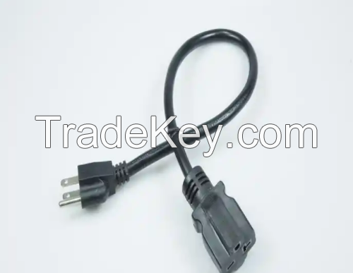 IEC 320 C 13 socket 125V Power Cord Plug and Socket 3 pin tv Power Cord