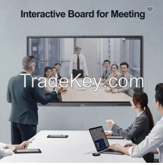 65/75/86/100/110 inch finger multi touch screen smart LCD display meeting room electronic digital interactive smart white board