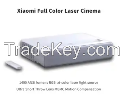 Full Color Laser UST Cinema projector, LCoS 1080p 1400ANSI Lumens MEMC RGB Projection TV WANOS Atmos Beamer