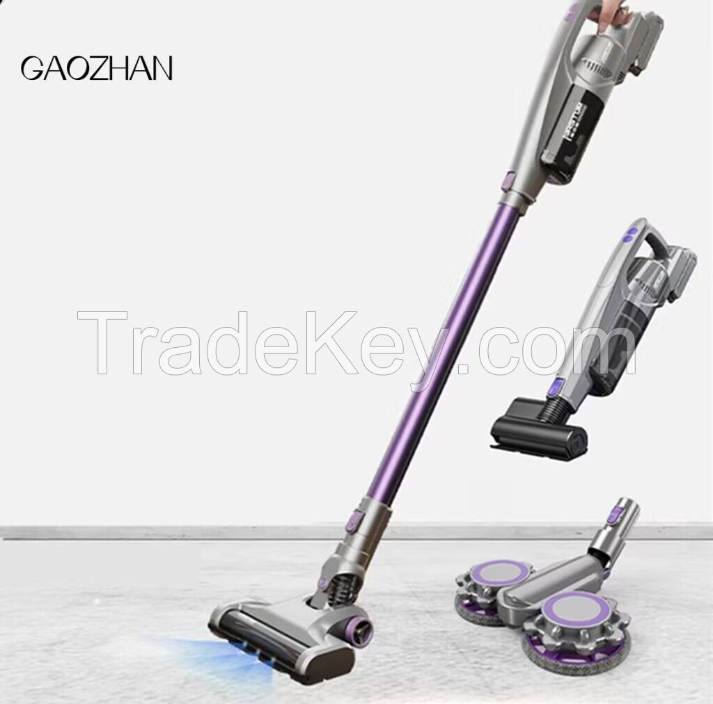 Wireless household handheld washing and mopping integrated vacuum cleaner