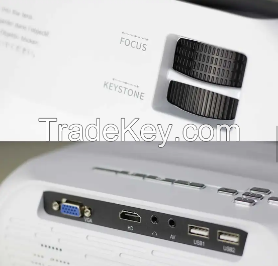 Wireless mirror LED 7000 Lumen Projector support 1080p HD Projector