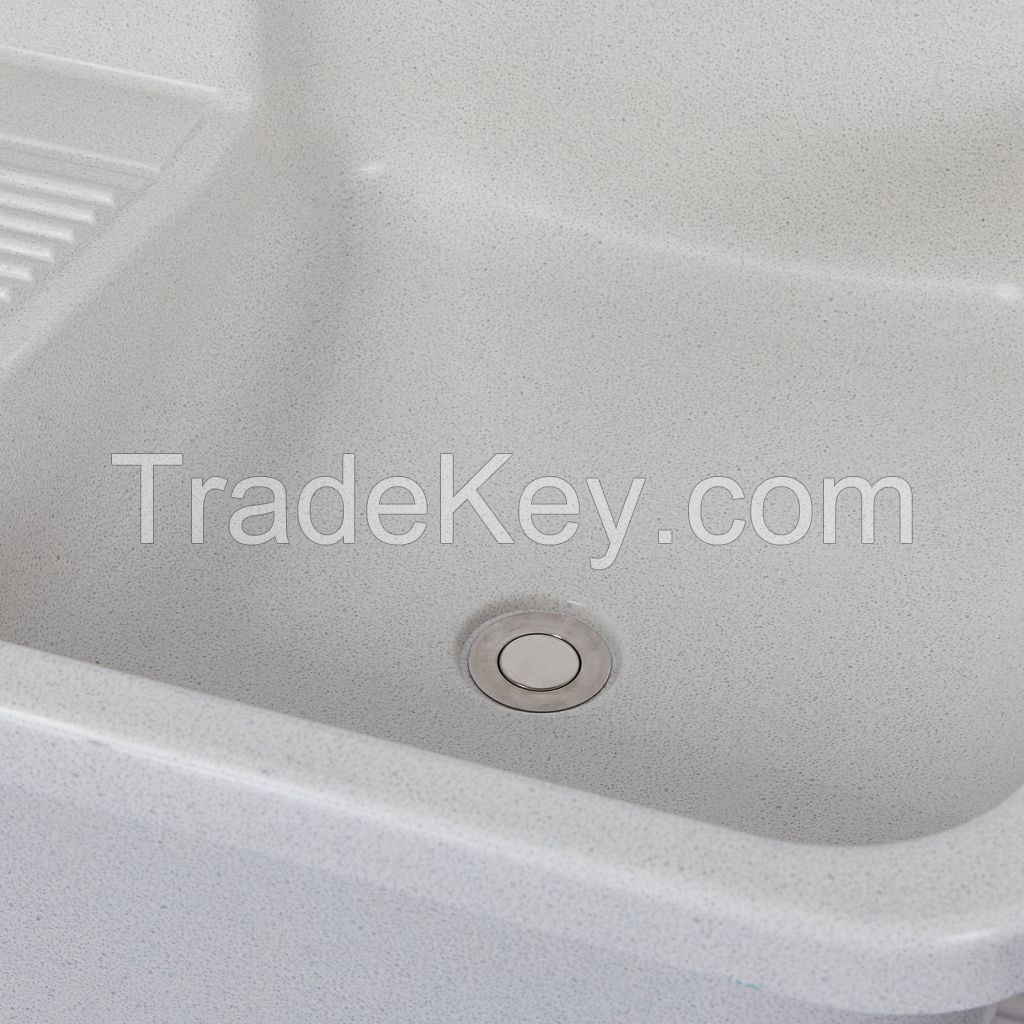 JOCO Artificial Quartz Stone Laundry sink Set,Model:80SS