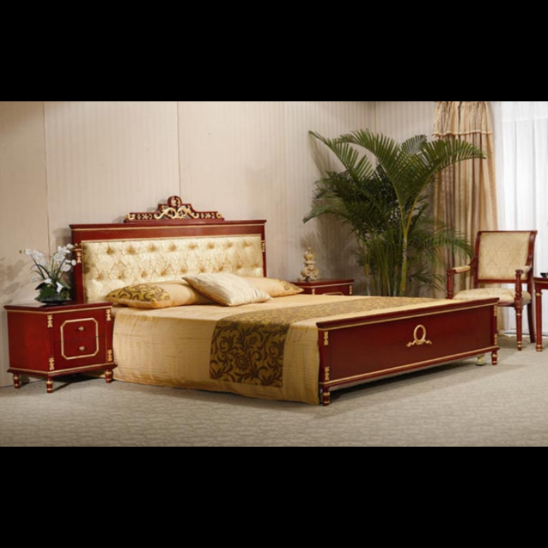 Custom Hotel Furniture Factory Direct Sale Room Full Set Furnitures Modern Wood Queen Bed Frame