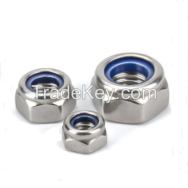 A2 A4 B8 B8M Nylon lock nuts