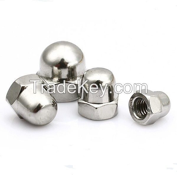 A2-70 DIN1587 Cap Nuts Dome nuts