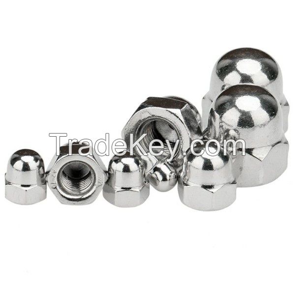 A2-70 DIN1587 Cap Nuts Dome nuts