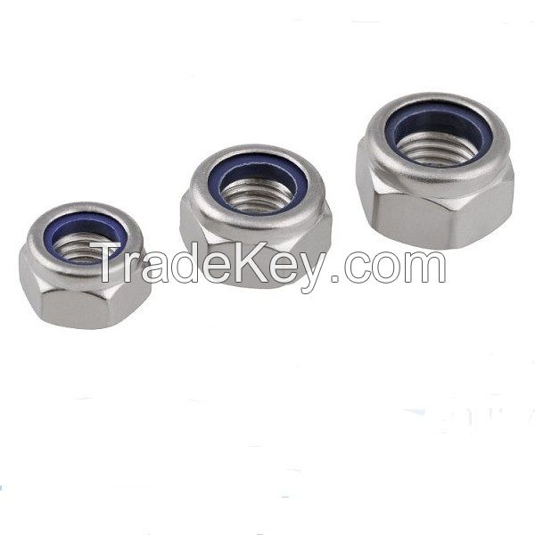 A2 A4 B8 B8M Nylon lock nuts