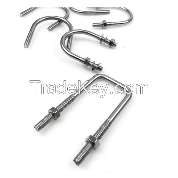 SS304 A2 SS316 A4 U Clamps for tube pipe 