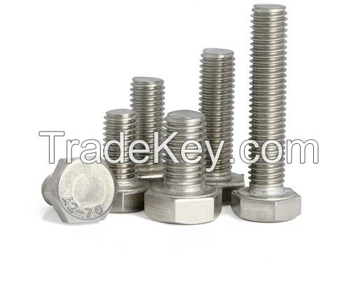 B8 B8M ASME/ANSI B 18.2.1 Full Thread Hex Bolts