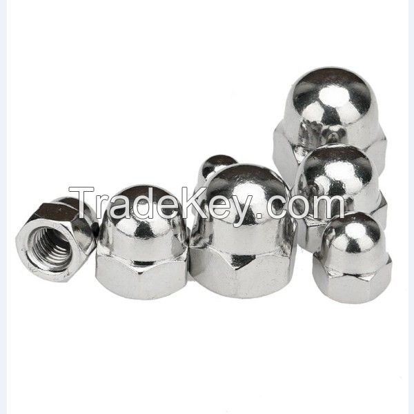 A2-70 DIN1587 Cap Nuts Dome nuts