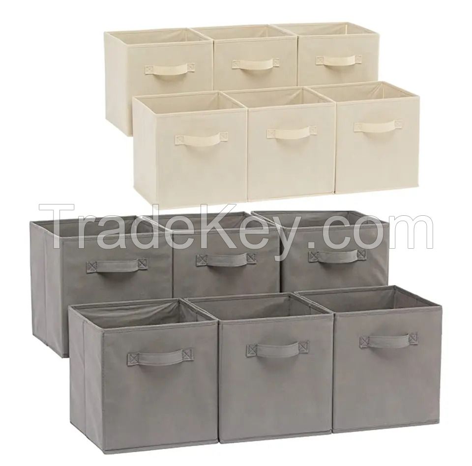 Vietnam manufacturer Collapsible storage box, fabric cube for clothes, items