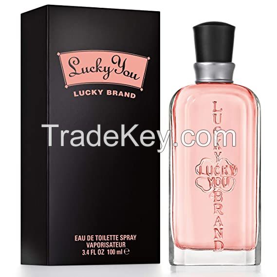 Women&#039;s Perfume Fragrance by Lucky You, Eau de Toilette Spray, Day or Night with Fresh Flower Citrus Scent, 3.4 Fl Oz