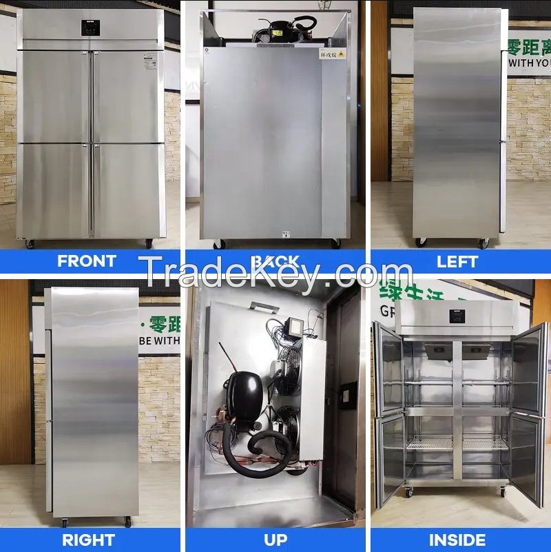 Kitchen upright refrigerator air-cooled frost-free energy-saving freezer