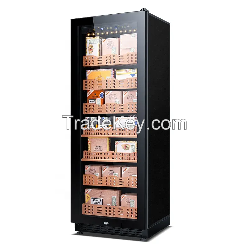 HOME COMMERCIAL REFRIGERATED CIGAR HUMIDOR CEDAR WOOD