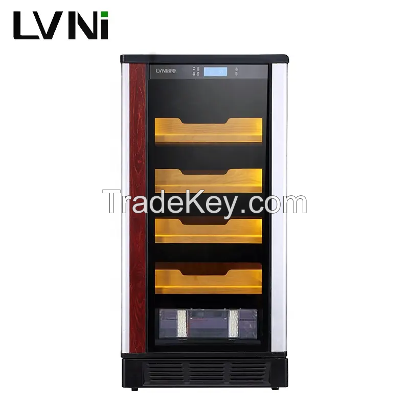 HOME COMMERCIAL REFRIGERATED CIGAR HUMIDOR CEDAR WOOD