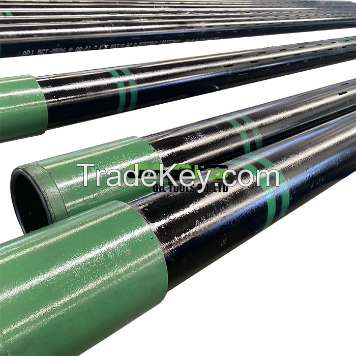 China customized OASIS stainless steel API J55/K55/N80 Slotted pipes  for oil well drilling