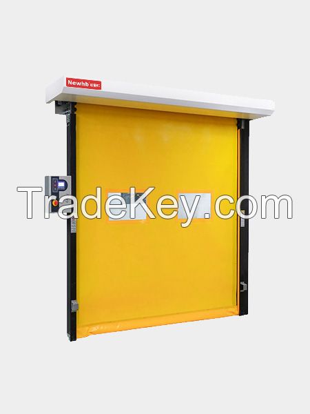 Anti-collision fast rolling shutter door