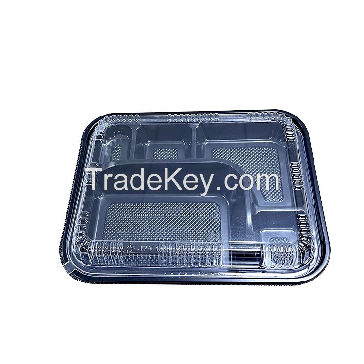 Black Plastuc Packaging Food Container