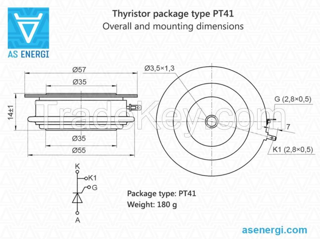 Phase Control Thyristor T143-1000