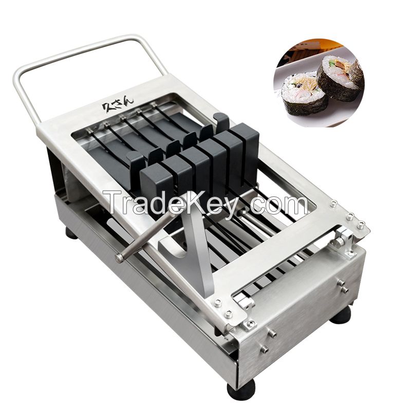 Commercial manual cutting pieces Korea round square sushi roll cutter cutting machine