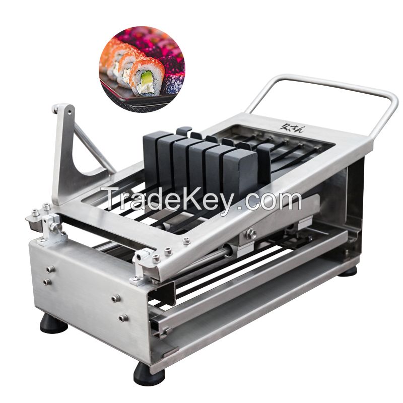 Commercial manual cutting pieces Korea round square sushi roll cutter cutting machine