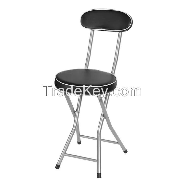 Thick PU Cushion Metal Folding Floor Chair form NewGreen Furniture