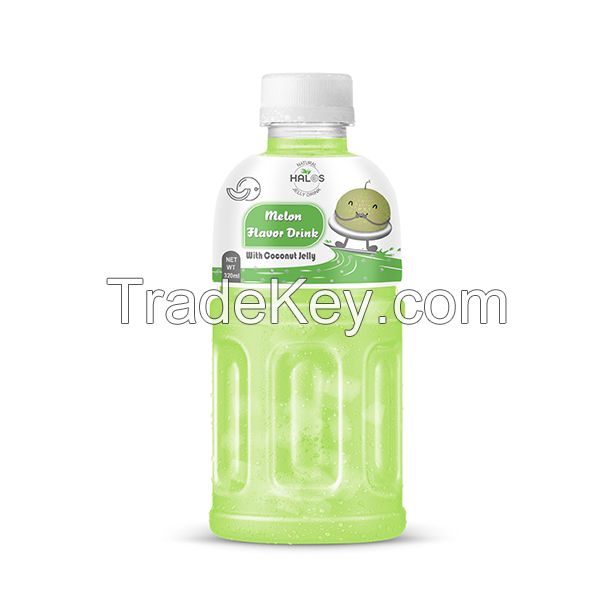 Halos nata de coco mix juice drinks packing 320ml pet bottles