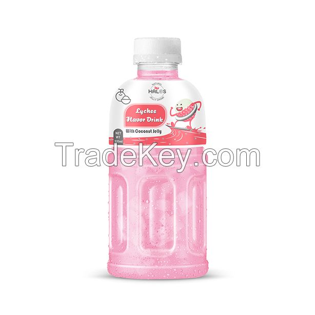 Halos nata de coco mix juice drinks packing 320ml pet bottles