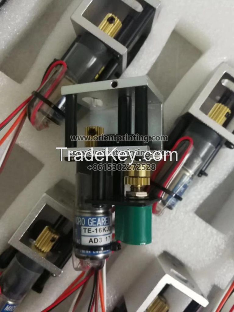 Ryobi ink key motor TE16KM-12-384 Ryobi motor Roybi offset machine parts TE16KJ2-12-384