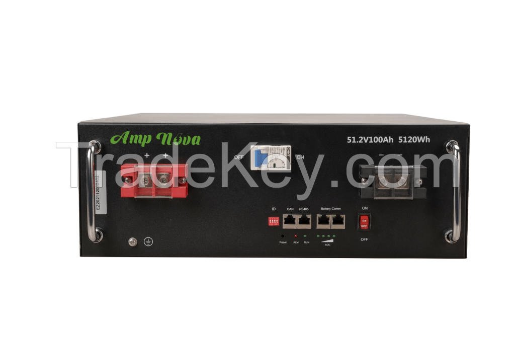 Server rack 48V lithium ion battery