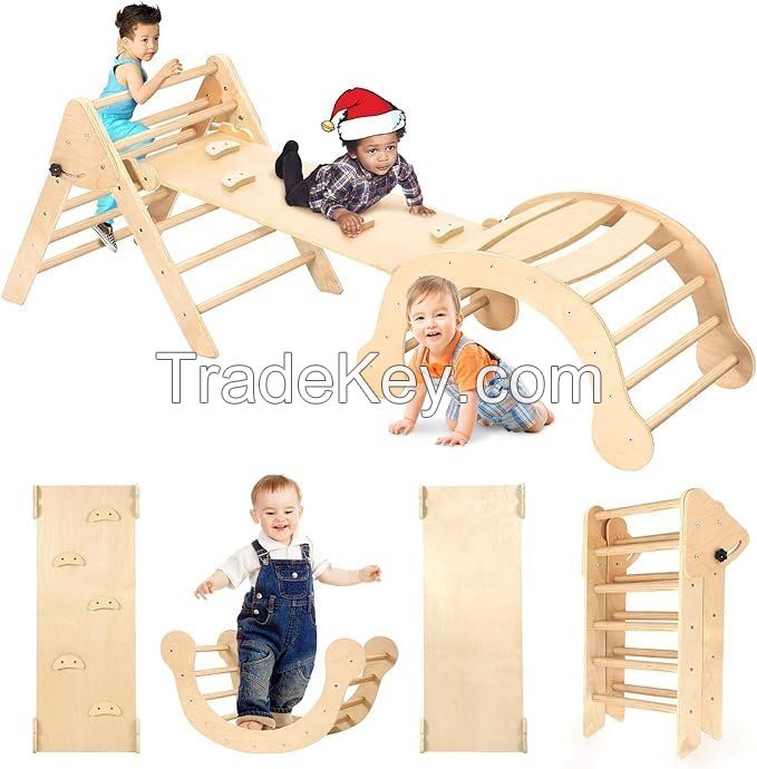 V Star Vietnam&acirc;s Ultimate Montessori Wooden Climbing Set.