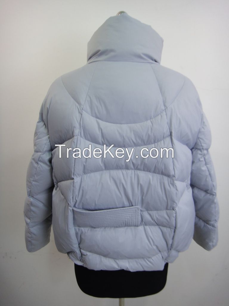 ladies fake down padded winter women jacket