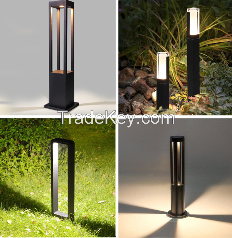 LED Lawn Lamp Landscape Lamp Pillar Garden Decoration Light Outdoor Ground Lamp for Street Path