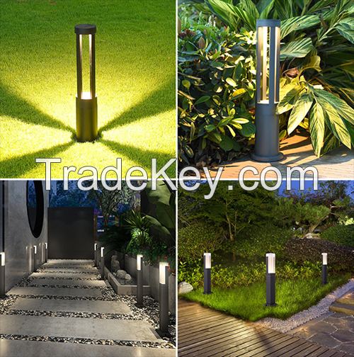 LED Lawn Lamp Landscape Lamp Pillar Garden Decoration Light Outdoor Ground Lamp for Street Path