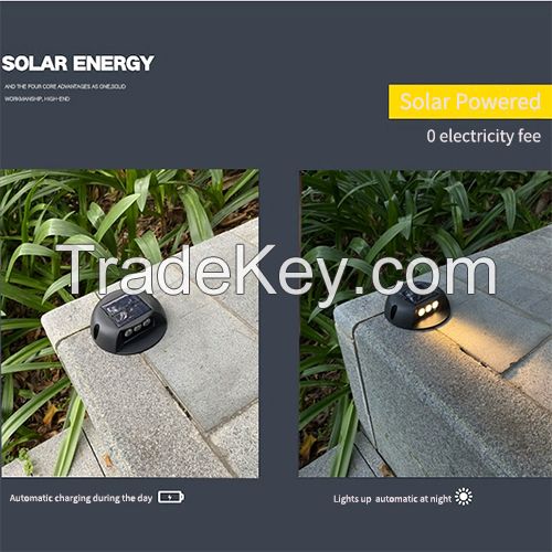 3LED Outdoor Garden Solar Light Led Underground Lights Solar Waterproof IP65 Buried Floor Light Path Ground Lights