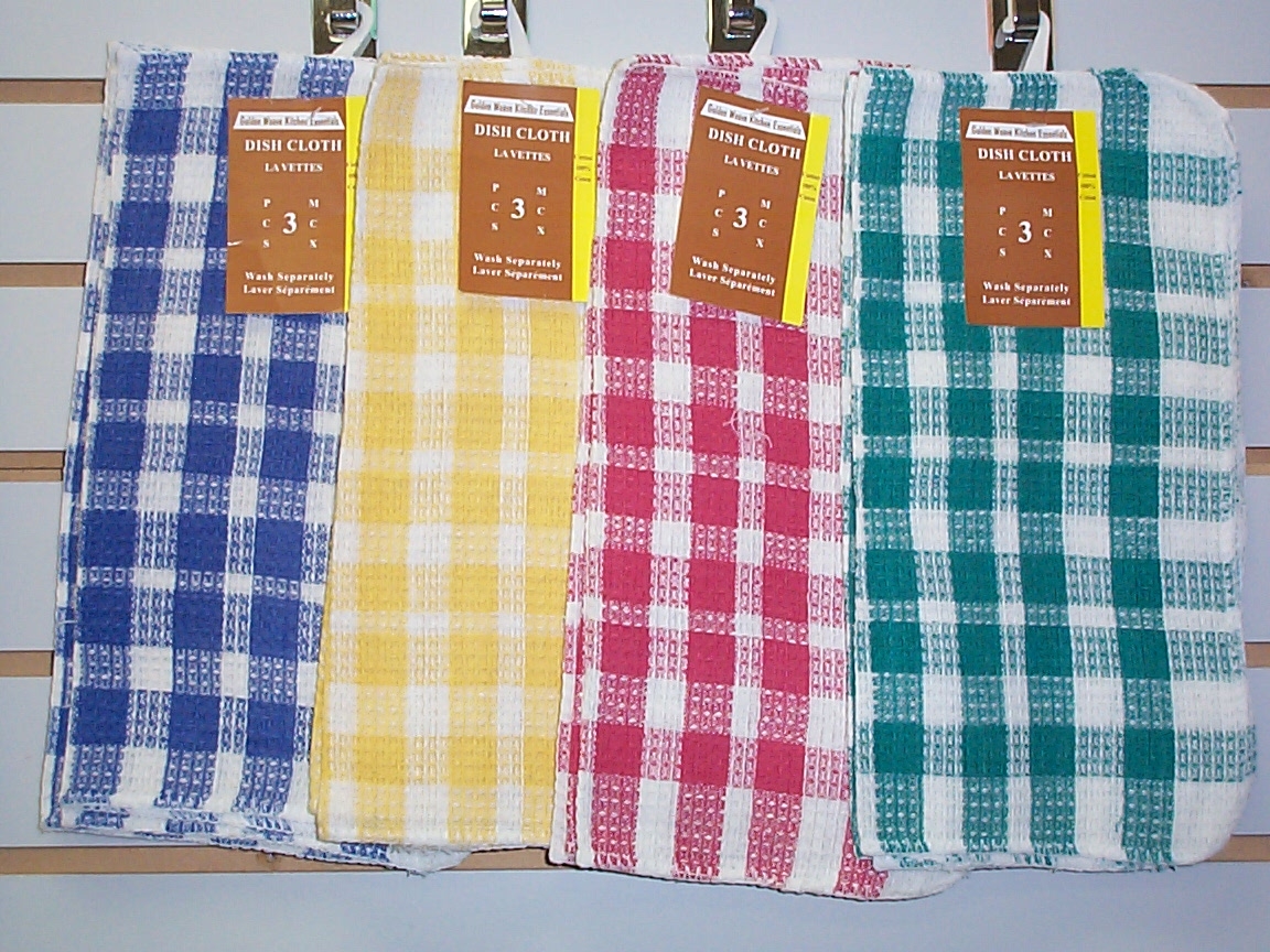 3Pk Dish Cloth