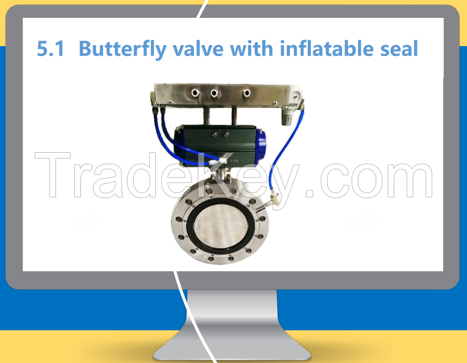 Sanitary PTFE Sealing Butterfly Valve