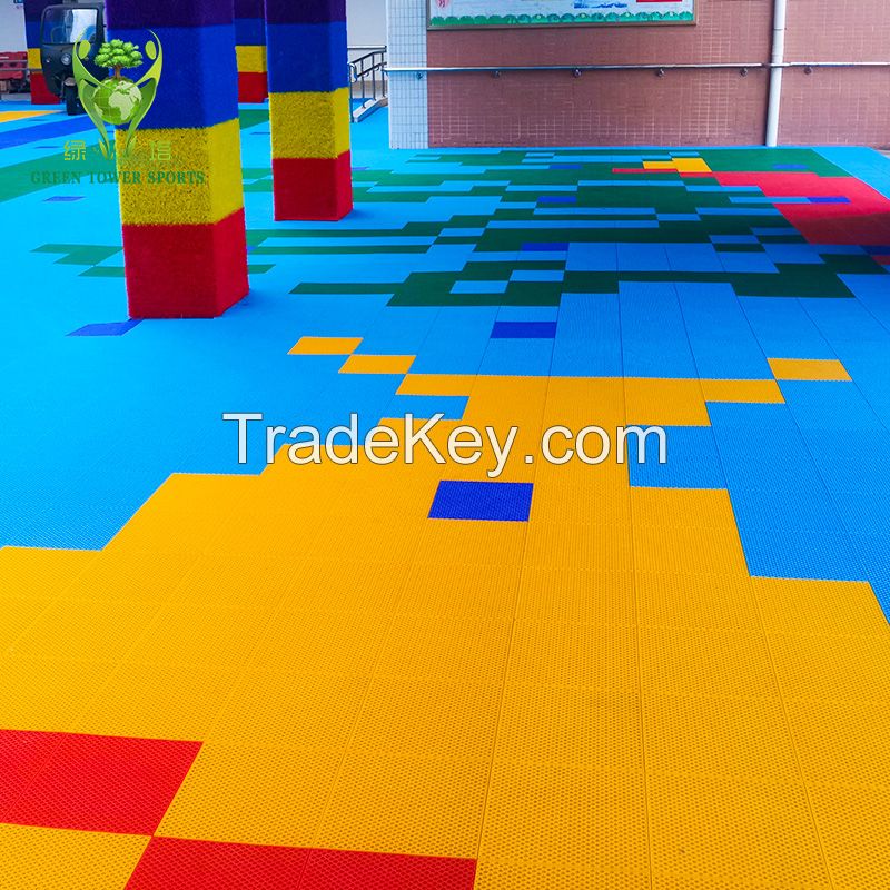 sports interlocking floor basketball floor