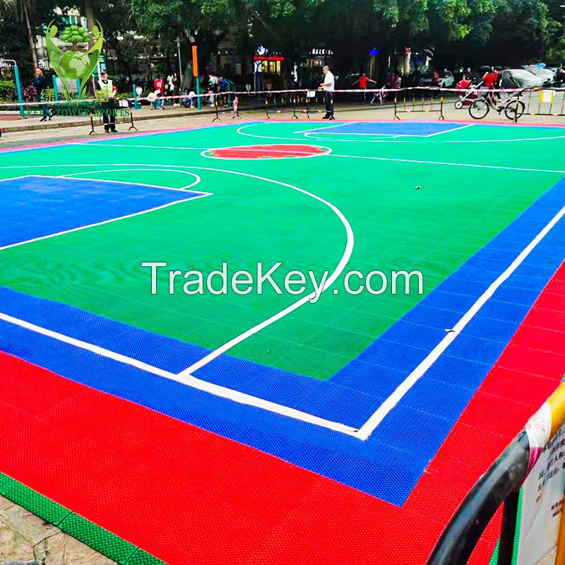 sports interlocking floor basketball floor